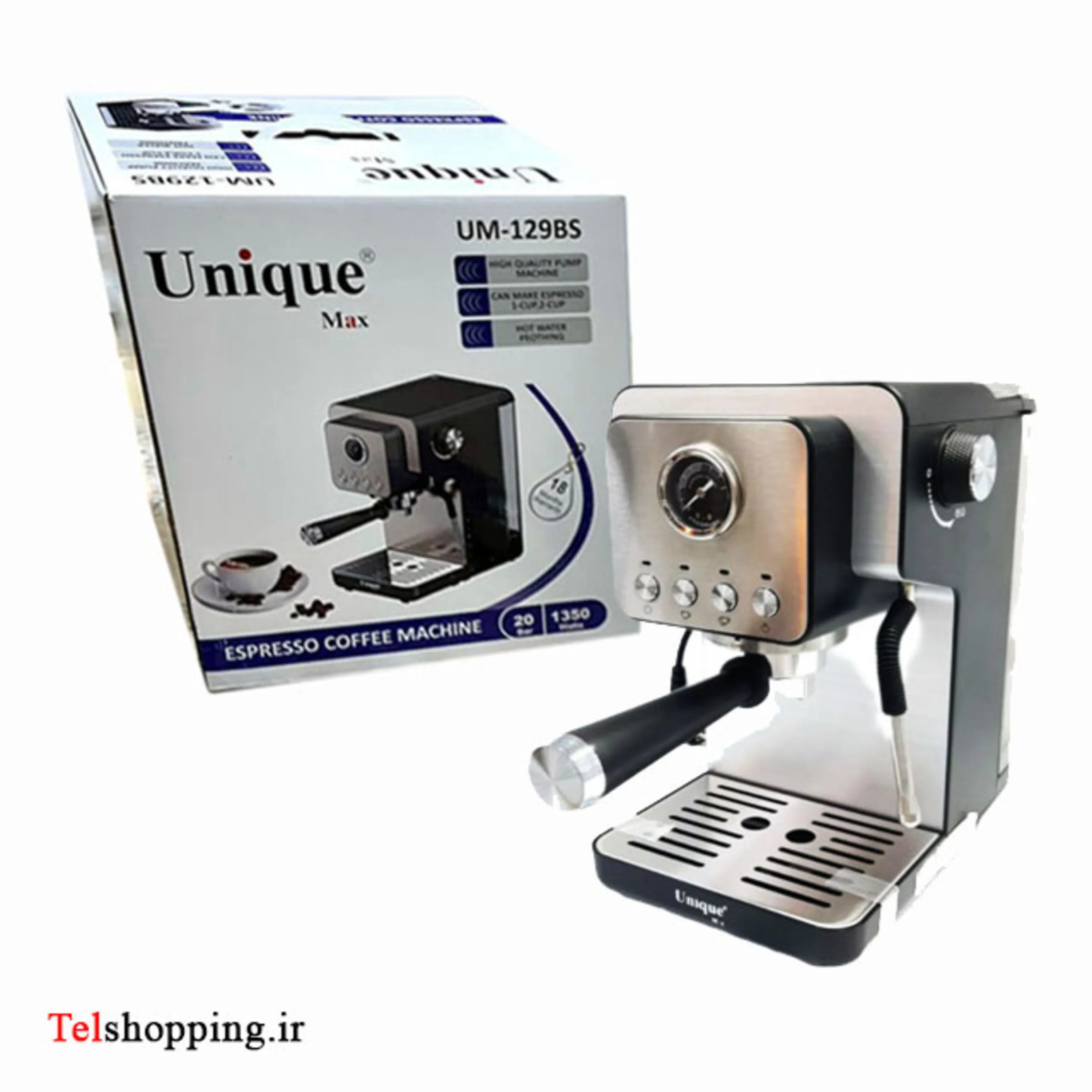 اسپرسو ساز یونیک مدل UM129BS